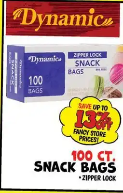 Ollie's DYNAMIC SNACK BAGS offer