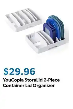 Sam's Club YouCopia StoraLid 2-Piece Container Lid Organizer offer