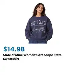 Sam's Club State of Mine Women's Arc Scape State Sweatshirt offer