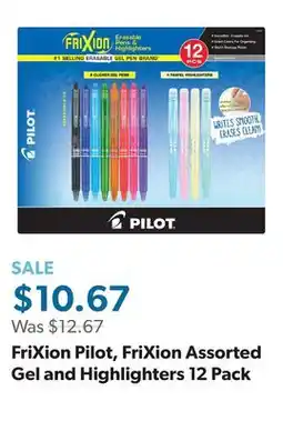 Sam's Club FriXion Pilot, FriXion Assorted Gel and Highlighters offer