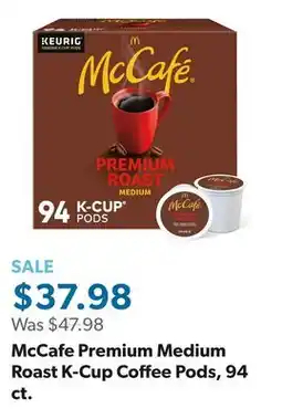 Sam's Club McCafe Premium Medium Roast K-Cup Coffee Pods, 94 ct offer