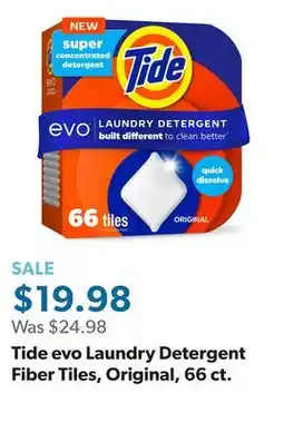 Sam's Club Tide evo Laundry Detergent Fiber Tiles, Original, 66 ct offer