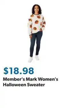 Sam's Club Member's Mark Women's Halloween Sweater offer