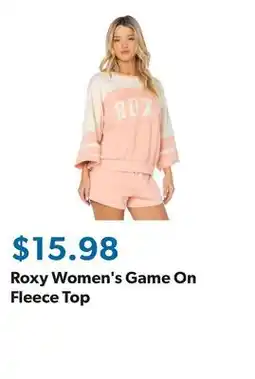 Sam's Club Roxy Women's Game On Fleece Top offer