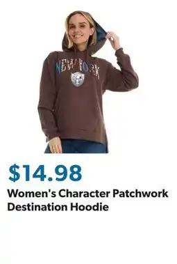 Sam's Club Women's Character Patchwork Destination Hoodie offer