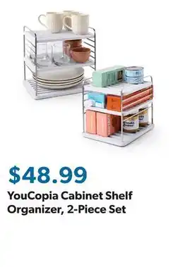 Sam's Club YouCopia Cabinet Shelf Organizer, 2-Piece Set offer