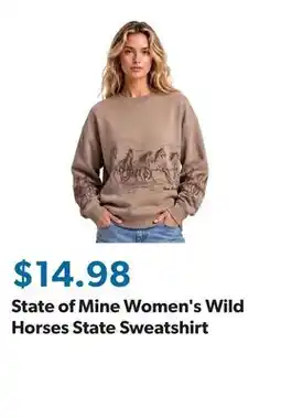 Sam's Club State of Mine Women's Wild Horses State Sweatshirt offer