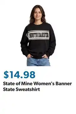 Sam's Club State of Mine Women's Banner State Sweatshirt offer
