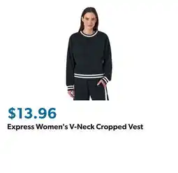 Sam's Club Express Women's V-Neck Cropped Vest offer