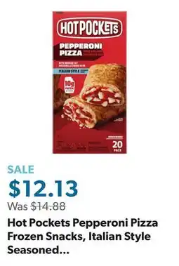 Sam's Club Hot Pockets Pepperoni Pizza Frozen Snacks, Italian Style Seasoned Crust, 90 oz., 20 pack (Frozen) offer