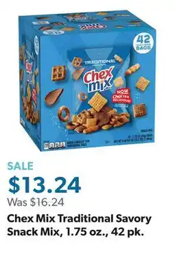 Sam's Club Chex Mix Traditional Savory Snack Mix, 1.75 oz., 42 pk offer