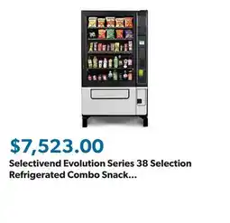Sam's Club Selectivend Evolution Series 38 Selection Refrigerated Combo Snack & Drink Vending Machine offer