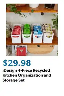 Sam's Club iDesign 4-Piece Recycled Kitchen Organization and Storage Set offer
