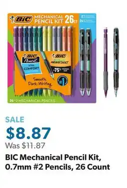 Sam's Club BIC Mechanical Pencil Kit, 0.7mm #2 Pencils, 26 Count offer