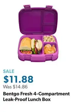 Sam's Club Bentgo Fresh 4-Compartment Leak-Proof Lunch Box offer