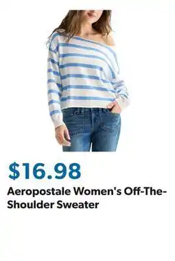 Sam's Club Aeropostale Women's Off-The-Shoulder Sweater offer