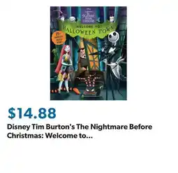 Sam's Club Disney Tim Burton's The Nightmare Before Christmas: Welcome to Halloween Town!, Hardcover offer