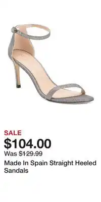 TJ Maxx Made In Spain Straight Heeled Sandals offer