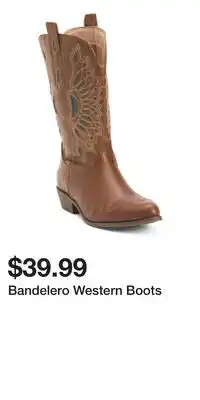 TJ Maxx Bandelero Western Boots offer