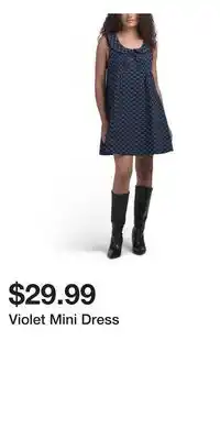 TJ Maxx Violet Mini Dress offer