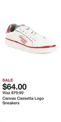 TJ Maxx Canvas Cassetta Logo Sneakers offer