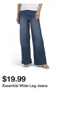 TJ Maxx Essential Wide Leg Jeans offer