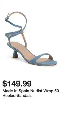TJ Maxx Made In Spain Nudist Wrap 50 Heeled Sandals offer
