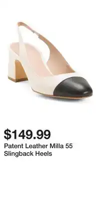 TJ Maxx Patent Leather Milla 55 Slingback Heels offer