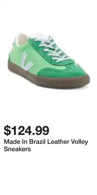 TJ Maxx Made In Brazil Leather Volley Sneakers offer