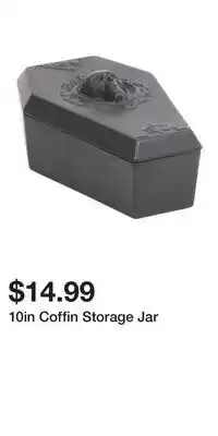 TJ Maxx 10in Coffin Storage Jar offer