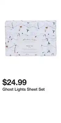TJ Maxx Ghost Lights Sheet Set offer