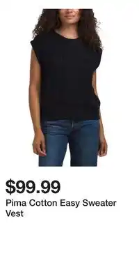TJ Maxx Pima Cotton Easy Sweater Vest offer