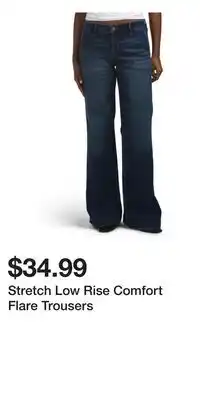 TJ Maxx Stretch Low Rise Comfort Flare Trousers offer