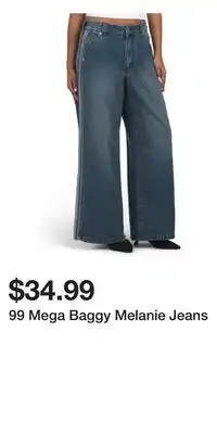 TJ Maxx 99 Mega Baggy Melanie Jeans offer