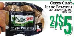 Trade Fair Supermarket GREEN GIANT IDAHO POTATOES offer