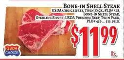 Trade Fair Supermarket BONE-IN SHELL STEAK offer