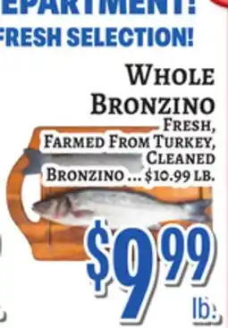 Trade Fair Supermarket WHOLE BRONZINO offer