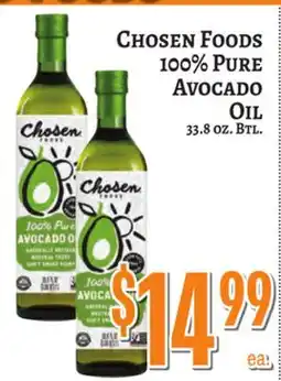 Trade Fair Supermarket CHOSEN FOODS 100% PURE AVOCADO OIL offer