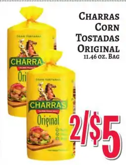 Trade Fair Supermarket CHARRAS CORN TOSTADAS ORIGINAL offer