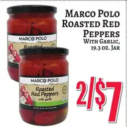 Trade Fair Supermarket MARCO POLO ROASTED RED PEPPERS With GARLIC offer