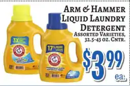 Trade Fair Supermarket ARM & HAMMER LIQUID LAUNDRY DETERGENT offer