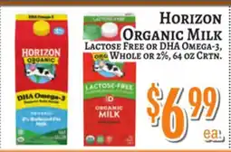 Trade Fair Supermarket HORIZON ORGANIC MILK offer