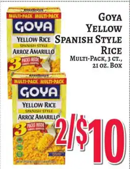 Trade Fair Supermarket GOYA YELLOW RICE SPANISH STYLE offer