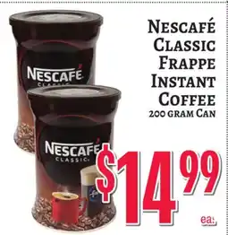 Trade Fair Supermarket Nescafé Classic Frappe Instant Coffee offer