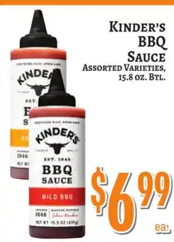 Trade Fair Supermarket Kinder's BBQ SAUCE offer