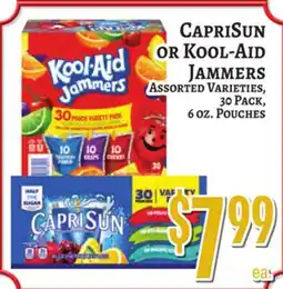 Trade Fair Supermarket CapriSun OR Kool-Aid Jammers offer