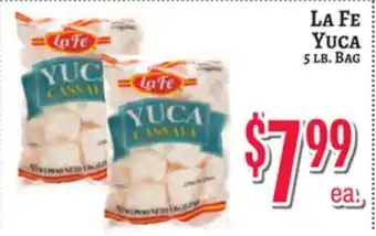 Trade Fair Supermarket LA FE YUCA offer