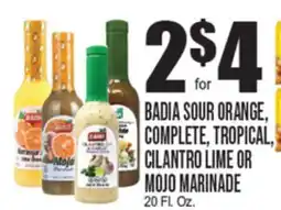 Extra Supermarket BADIA SOUR ORANGE, COMPLETE, TROPICAL, CILANTRO LIME OR MOJO MARINADE offer