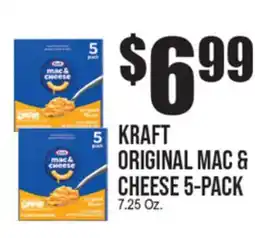 Extra Supermarket KRAFT ORIGINAL MAC & CHEESE 5-PACK offer