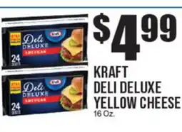 Extra Supermarket KRAFT DELI DELUXE YELLOW CHEESE offer